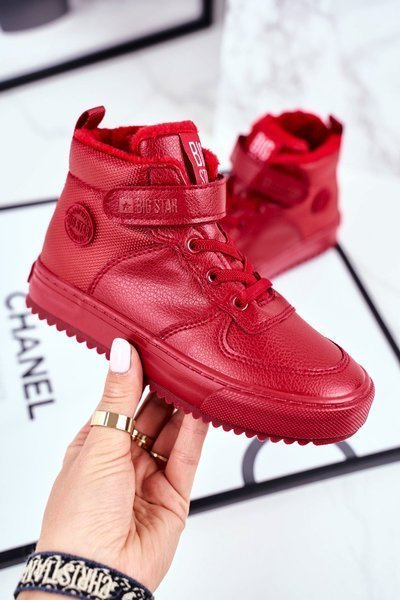 Дитяче утеплене спортивне взуття Big Star GG374042 Red