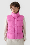 Куртка без рукавів із синтетичним наповнювачем Рожева 4F 4FWAW24TVJAF140-54S