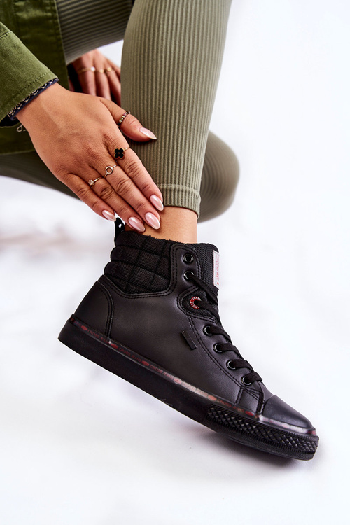 Жіночі високі кросівки Cross Jeans KK2R4058C Чорні