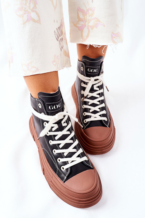 Жіночі утеплені кросівки GOE II2N4033 Чорні