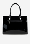 Лакована сумка з тисненим малюнком NOBO BAG6150-M20 Чорна