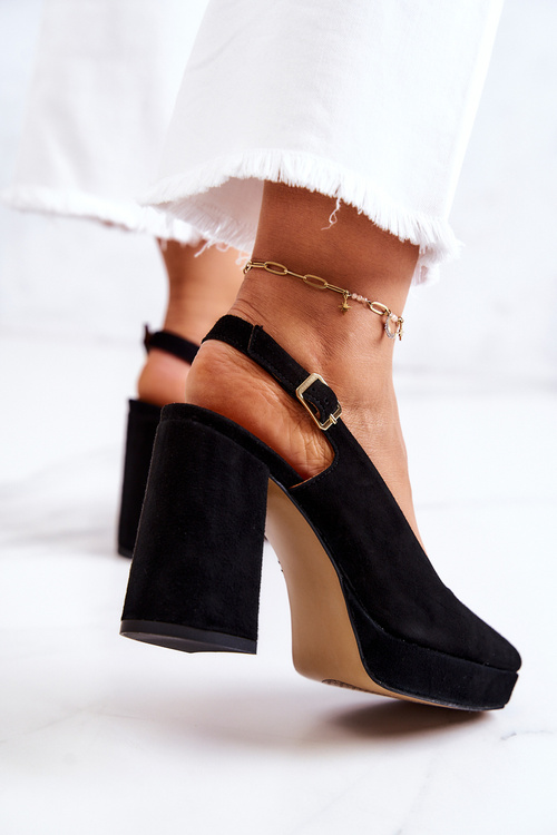 Замшеві туфлі Maciejka 05441-01 Чорні