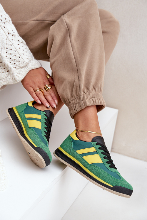 Низькі Кросівки Жіночі Зелені Sellira