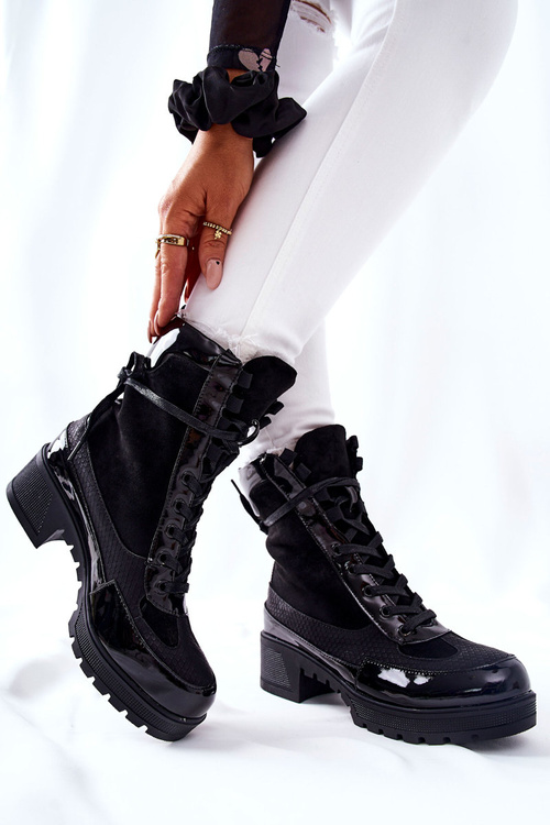 Шкіряні черевики Black Meridiah