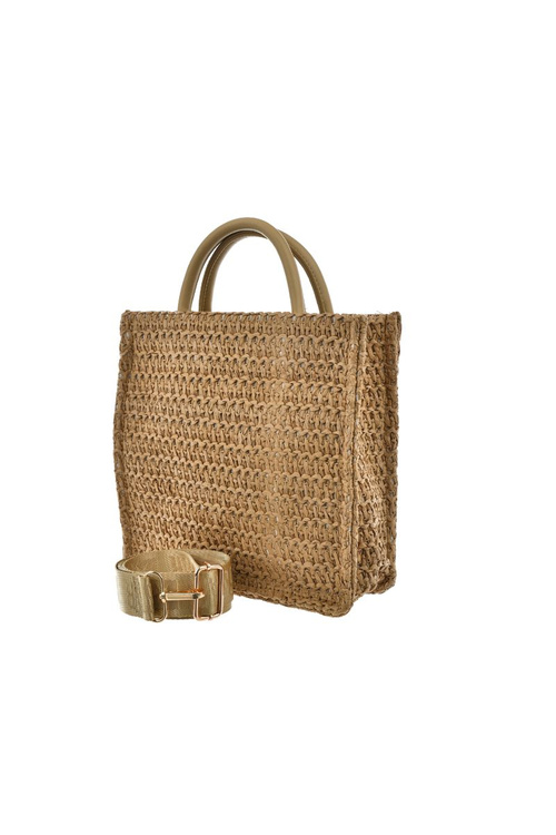 Сумка з плетінням Big Star NN574113 Бежева