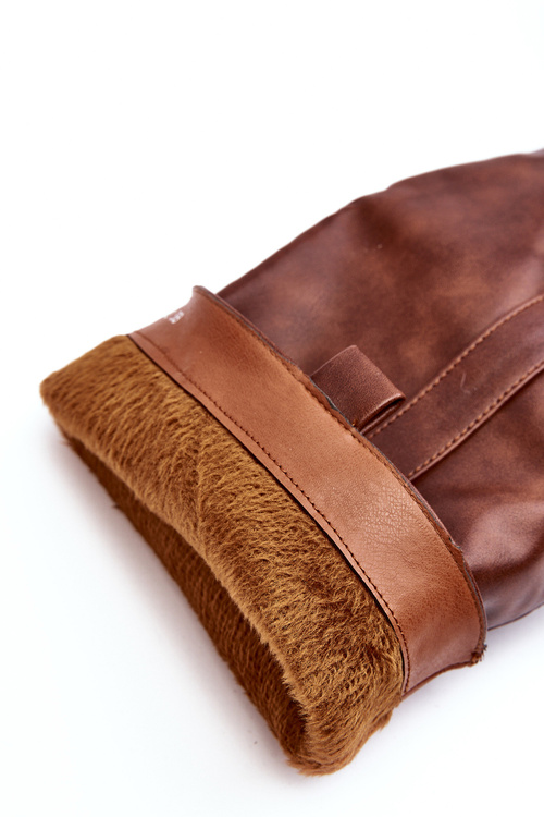 Жіночі чоботи вище коліна на підкладці з блоковим каблуком коричневого кольору Genzani