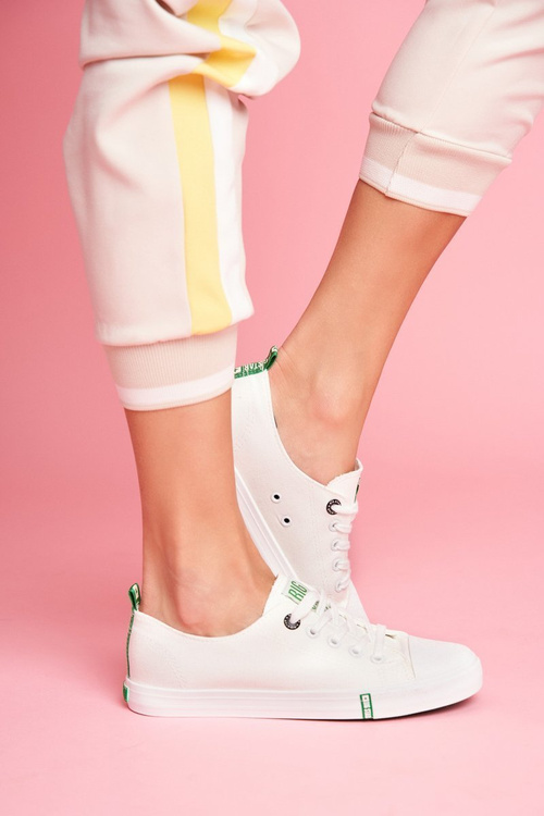 Жіночі кросівки Big Star FF274088 біло-зелені