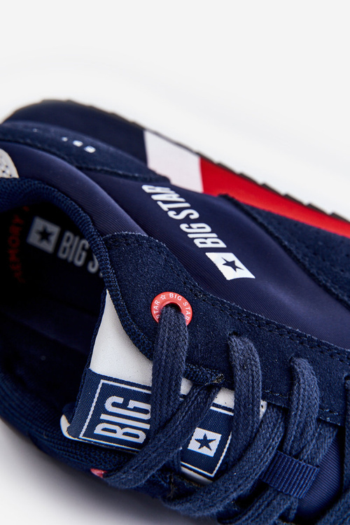 Чоловіче спортивне взуття Memory Foam System Big Star LL174159 Темно-синій