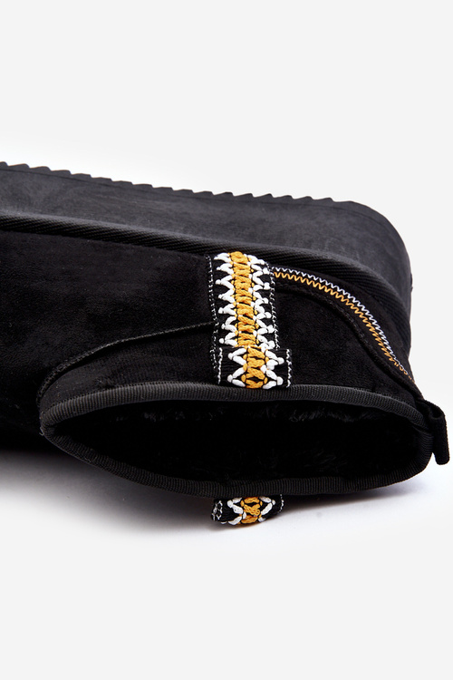 Снігові черевики на платформі з малюнком Black Udra