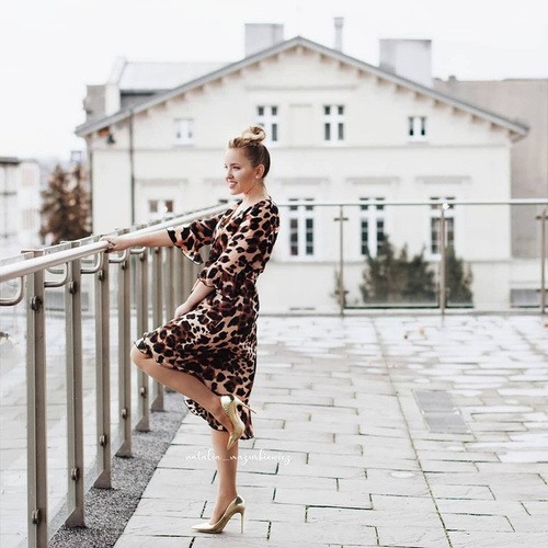 Жіночі туфлі зі зміїної шкіри Lu Boo Gold BC-791