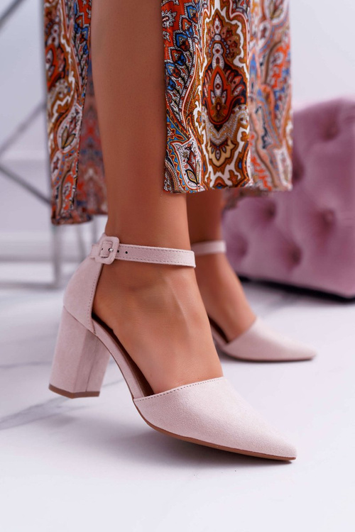 Жіночі туфлі на шпильці Beige Elegante