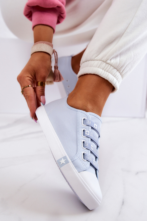 Жіночі кросівки зі шнурком BIG STAR HH274095 Сині