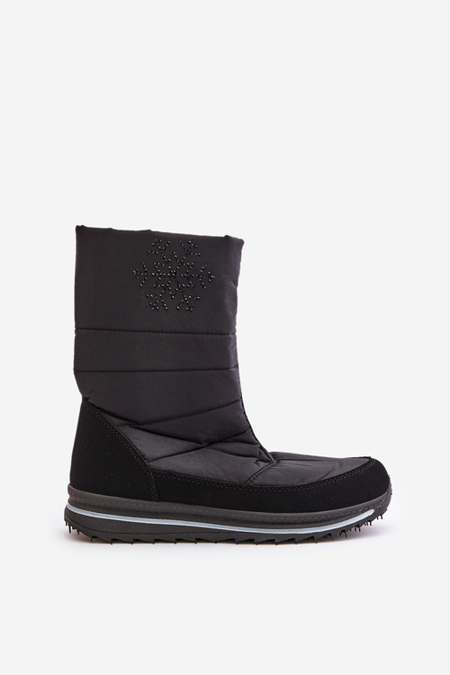 Жіночі зимові черевики на блискавці PROGJ-22-130 Чорні