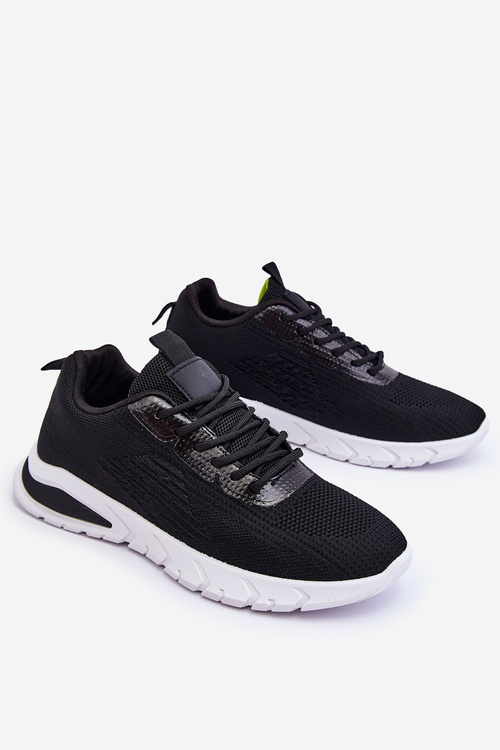 Чоловіче класичне спортивне взуття чорно-біле Santiago