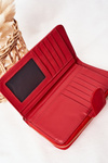 Великий жіночий гаманець з кишенею Червоний