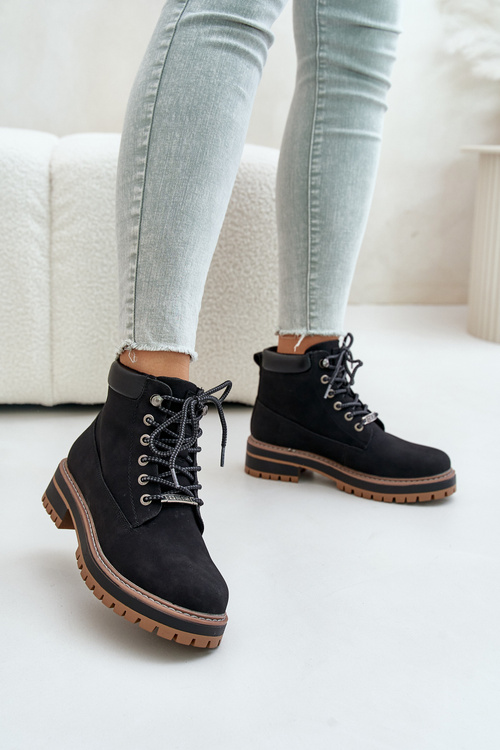 Жіночі утеплені ботильйони Big Star OO274A290 Чорні