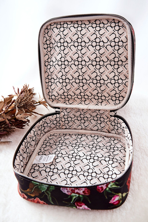 Велика косметичка Flowers NOBO L0020-CM05 Коричневий