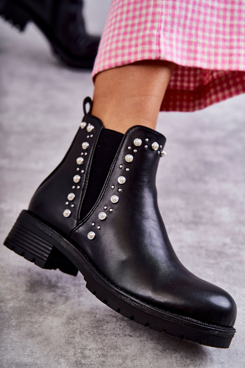 Шкіряні черевики Black Ferra