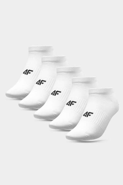 Жіночі шкарпетки 4F 5 шт. 4FWAW23USOCF214-10S білі