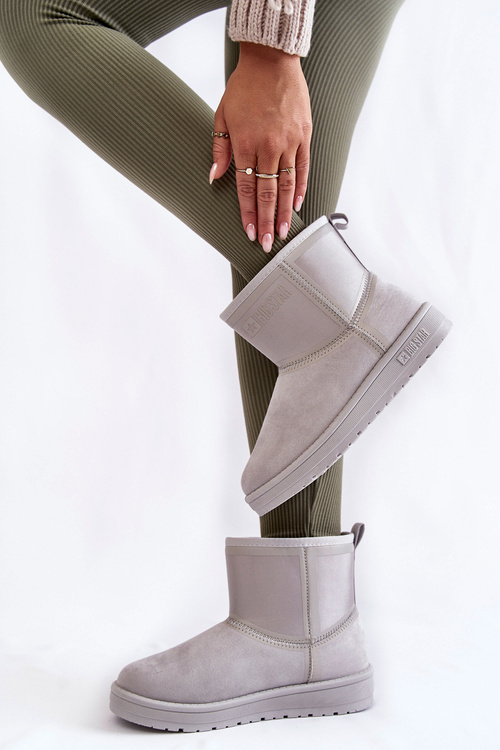 Жіночі зимові черевики Big Star KK274613 сірі