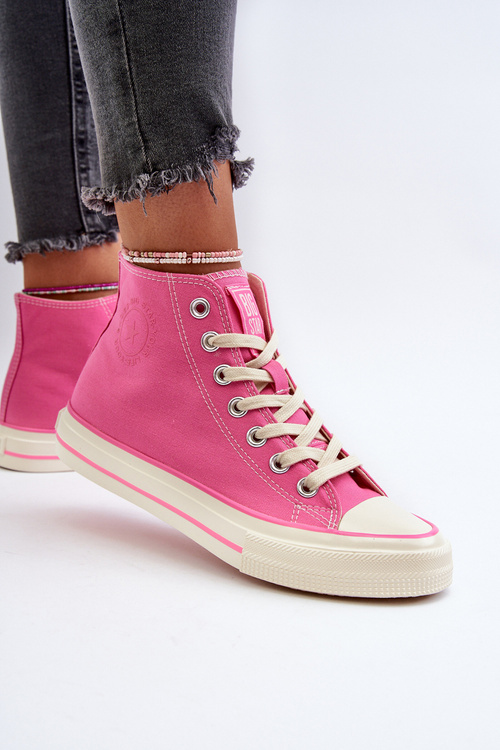 Жіночі високі кросівки Big Star NN274282 Pink