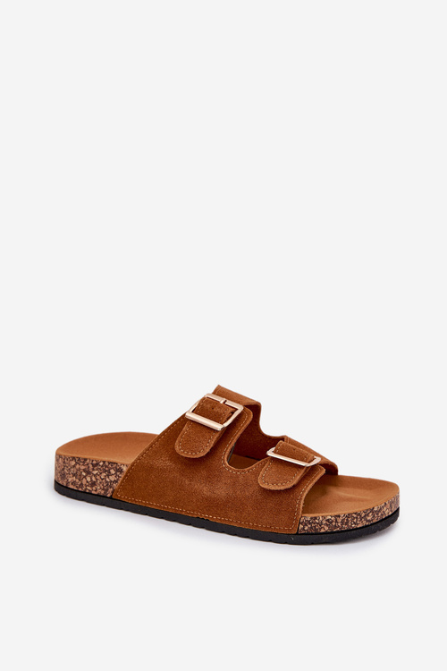 Жіночі Сандалі З Золотими Пряжками І Швами Camel Lunera