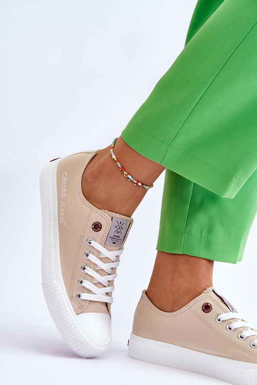 Жіночі кросівки Cross Jeans LL2R4070 Бежеві