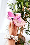 Дитячі поролонові тапочки Crocs Pink Olivia