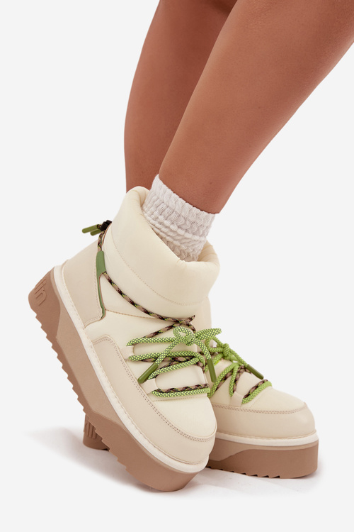 Снігоступи на платформі D.Franklin DFSH371015 світло бежеві