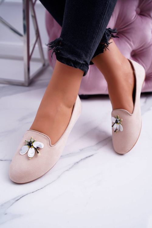 Замшеві жіночі балерини Lords Beige Veni