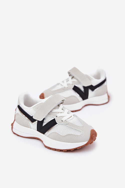 Дитячі кросівки на липучках сірі Tezzu