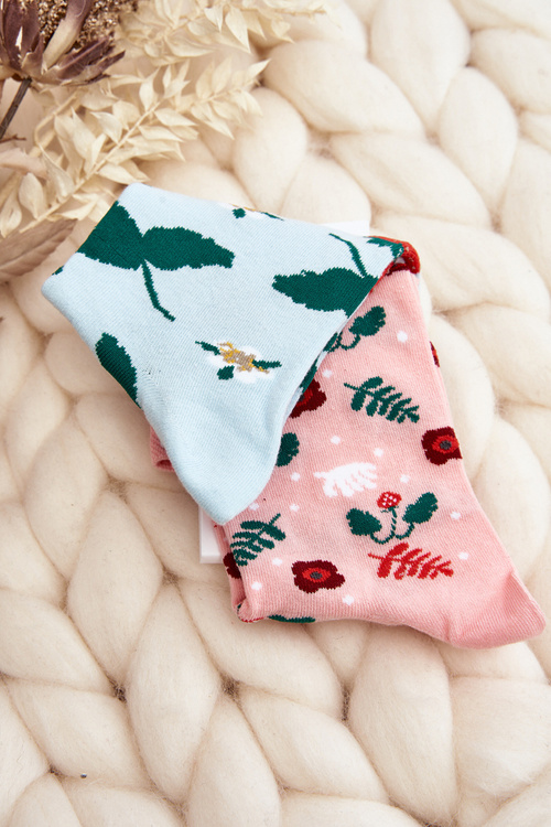 Чоловічі розрізнені шкарпетки Pink Strawberries