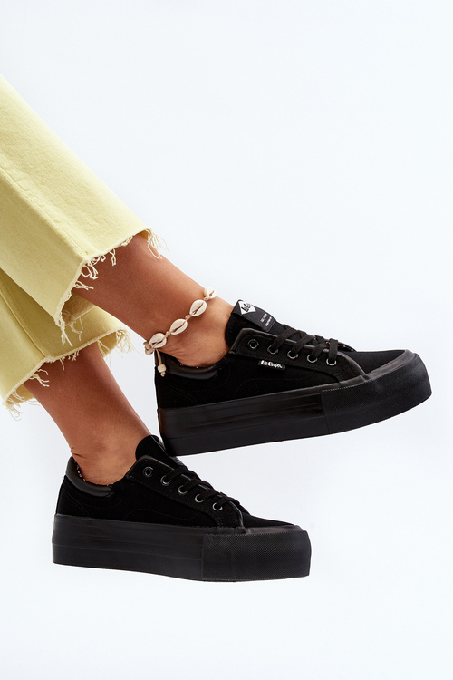 Жіночі кросівки на платформі Lee Cooper LCW-24-31-2180 Чорні