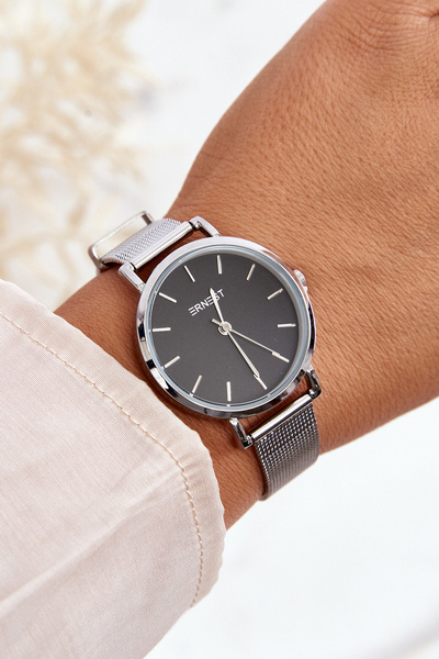 Жіночий годинник-браслет Ernest E97280 Silver