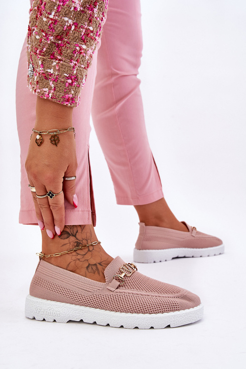 Жіночі сліпони з прикрасами Рожеві Alena