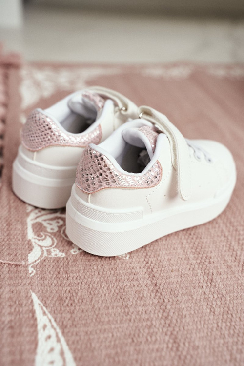 Дитяче спортивне взуття на липучці Біла Ілонка