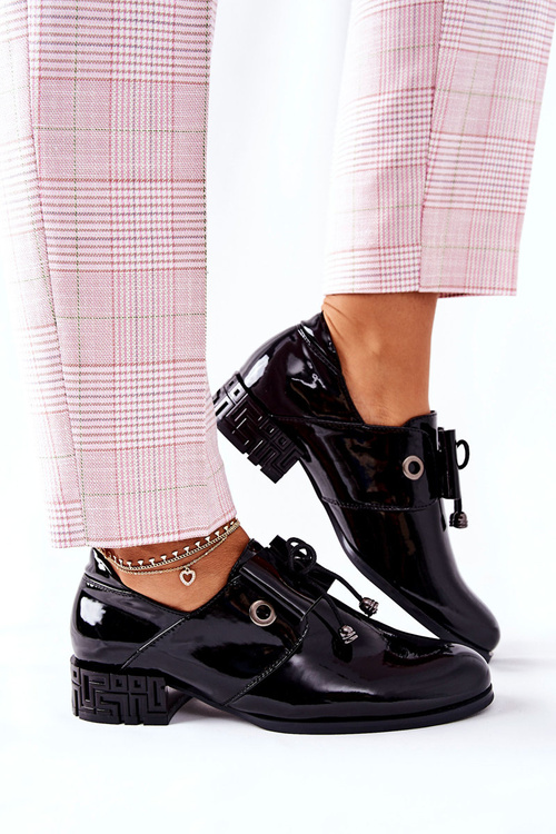 Лаковані туфлі Sergio Leone PB260 Чорні