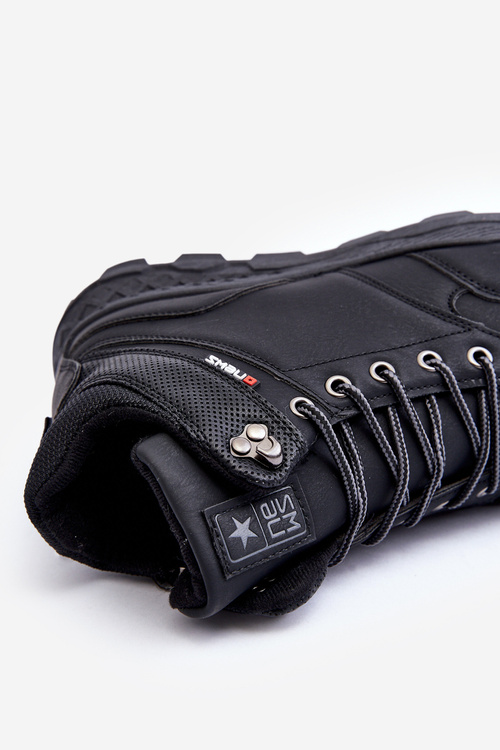 Чоловічі утеплені чорні трекінгові черевики Daviana