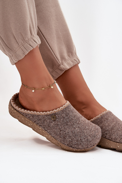 Домашнє Взуття Жіночі Тапочки Inblu ED000031 Бежева