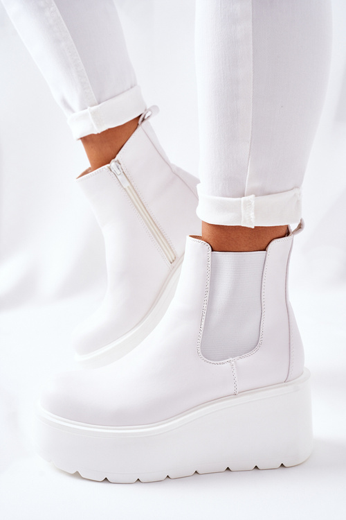 Утеплені чоботи Montiano білі