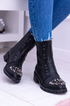 Ботильйони Carrie Zirconia Чорні жіночі чоботи Carrie