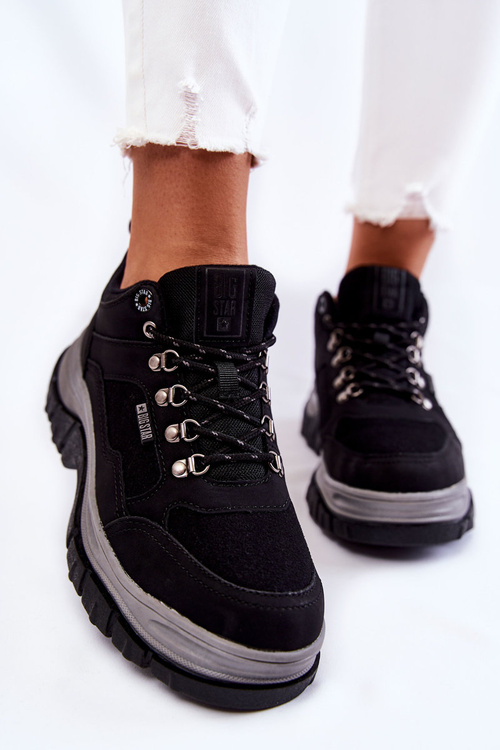 Жіноче трекінгове взуття Memory Foam Big Star KK274364 Чорне