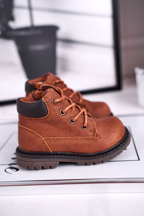 Чоботи дитячі теплі коричневі Moa