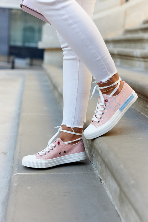 Жіночі низькі кросівки BIG STAR JJ274385 Рожеві