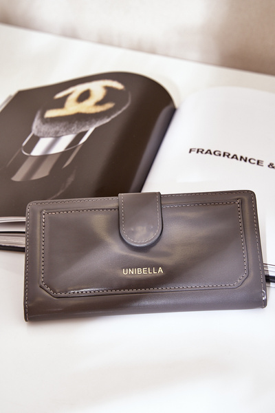 Жіночий Гаманець З Еко Шкіри Сірий Калінесса