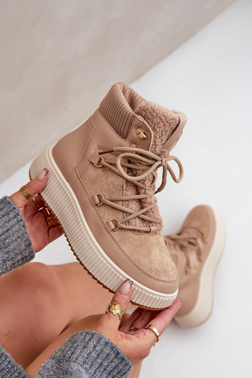 Низькі Снігоступи На Платформі Коричневі Naliora