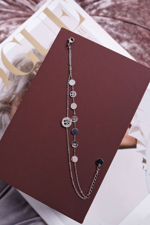 Жіночий знаменитий браслет "Срібне дерево життя".