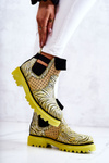 Чоботи шкіряні Maciejka 05324-07 Жовті