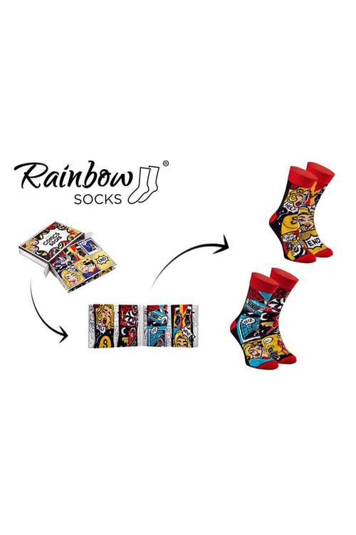 Шкарпетки COMICS 2 пари Rainbow Socks
