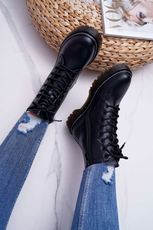 Чоботи жіночі Glans Workers Black Barski 56-5